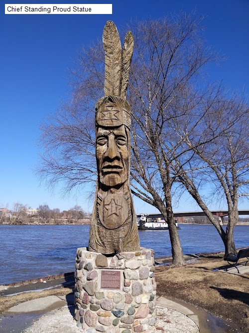 Chief Standing Proud Statue